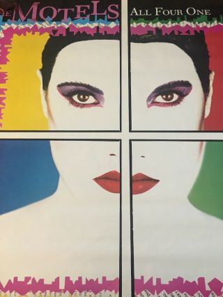 Martha Davis The Motels All Four One Poster Authentic And Rare Promo 1982