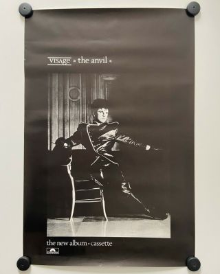Visage The Anvil Uk Promo Poster 30” X 20” 1982 Near Steve Strange Cruise