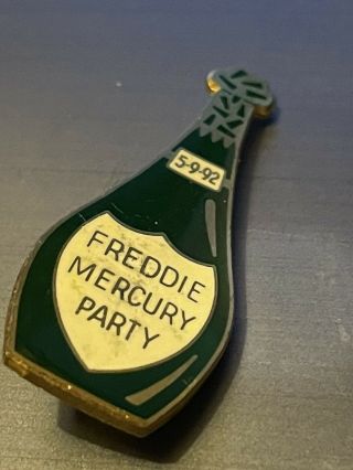 Queen Freddie Mercury Rare 1992 Birthday Pin Badge