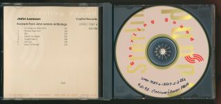 Beatles ULTRA RARE 1998 JOHN LENNON TEST CD FOR 