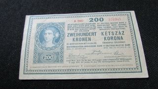 Austria - Hungary 200 Kronen - Korona