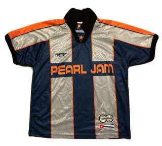 Pearl Jam 1998 Blue Soccer Jersey (xl)