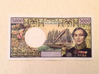 French Pacific Territories 5000 Francs 1996 ND Signature 12 P 3 2