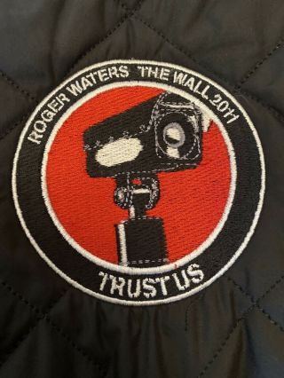 Roger Waters Pink Floyd Video Tour Crew Barbour Jacket Rare The Wall Tour