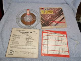 The Beatles Reel To Reel Twin Track Tape Please Please Me Mono Ta - Pmc 1202 Fab