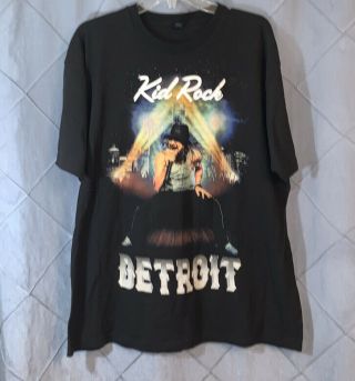 Kid Rock T Shirt Detroit Inaugural Show Tour Little Caesars Arena 9/12/2017 Xxl