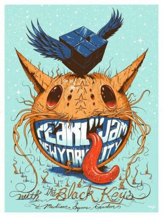 Pearl Jam Poster Msg Nyc 5/20/10