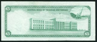 Trinidad & Tobago 5$ 1964 Young QEII P27c Signature 3 XF 3