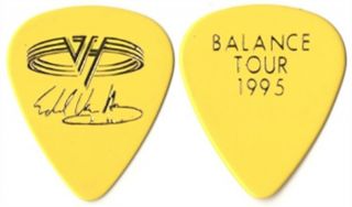 Eddie Van Halen 1995 Balance Concert Tour Autographed Imprint Stage Guitar Pick