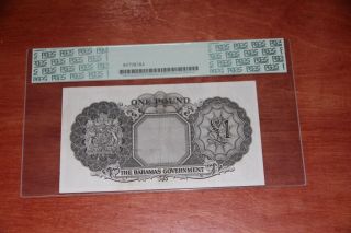 Bahamas ND 1953,  1 Pound,  P15d,  PCGS VERY FINE 30 3