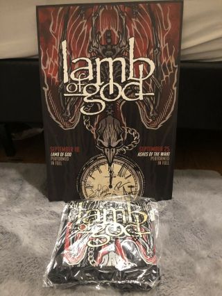 Lamb Of God Signed Poster And T Shirt Size Small Exclusive