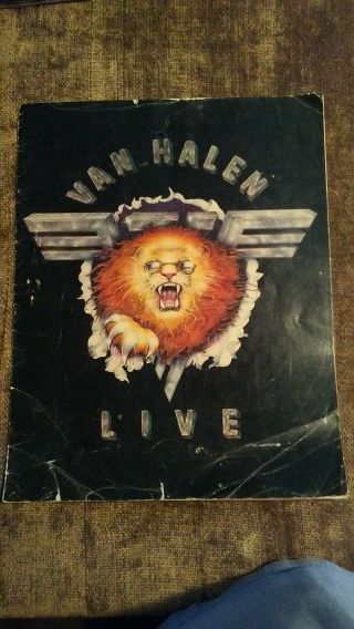 Van Halen Live Tour Program