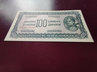 Yugoslavia 100 dinara 1944,  UNC 3