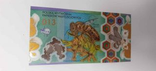 POLYMER Test HOUSE Note GUARDIAN Banknote PROBE Specimen POLAND PWPW bee HIVE 3
