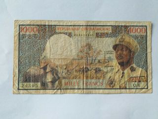 Central African Republic - 1000 Francs 1974 - P2