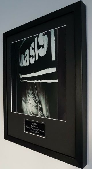 Oasis Framed Knebworth Programme - Plaque - Certificate - Noel Gallagher