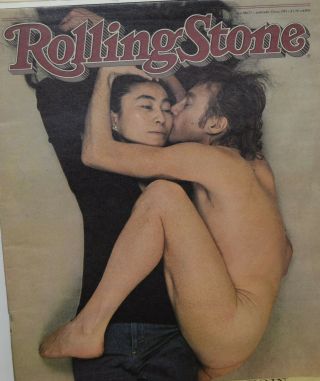 Rolling Stone January 22,  1981 Famous Cover Of John Lennon And Yoko Ono
