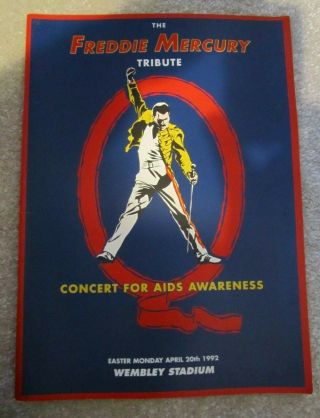 Freddie Mercury Tribute Concert Program And Ticket Freepost