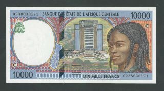 Central African States,  Congo 10000 Francs 2002 P - 105cg Unc