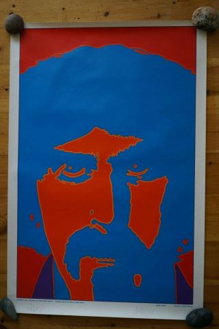 Frank Zappa Art Print Signed By Peter Marsh Poster Artist Proof
