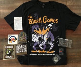 Black Crowes Bundle - T - Shirt Stickers Key Chain Bottle Opener