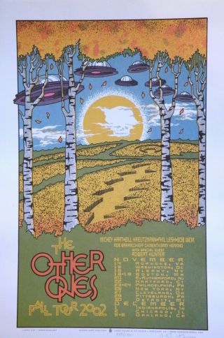Gdp Phil Lesh Grateful Dead Fall 2002 The Other Ones Tour Poster Number 538/1700