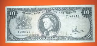 Trinidad & Tobago 1964 10 Dollars P.  28c