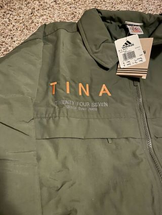 Tina Turner Twenty Four Seven World Tour 2000 Crew Jacket Adidas Large