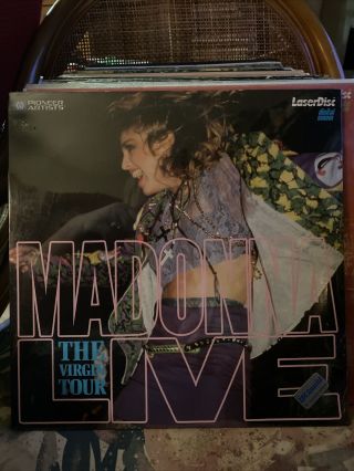 1985 Boy Toy Inc Madonna The Virgin Tour Live Laserdisc