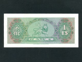 Ethiopia:P - 18a,  1 Dollar Haile Selassie 1961 UNC 2