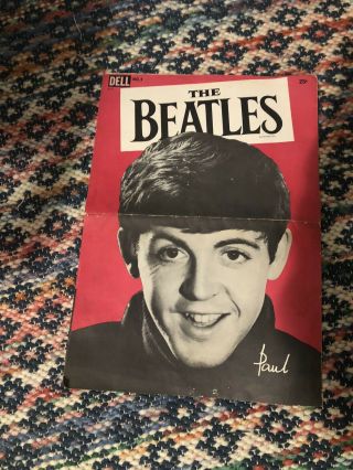The Beatles Dell 1 Vintage Poster Pin - Up 1960s Retro Music Promo 1964