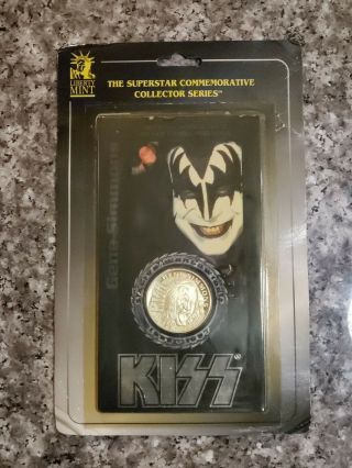 Liberty - Kiss Gene Simmons - Commemorative Silver Coin - 1996