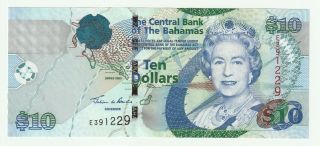 Bahamas 2005 10 Dollars P.  73 Unc