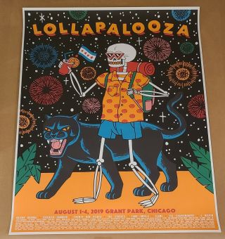 Lollapalooza Poster Chicago 2019 Twenty One Pilots Childish Gambino The Strokes