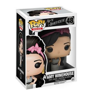 Amy Winehouse Collectible 2016 Funko Pop Rocks Vaulted Figure 48 Pop Protector