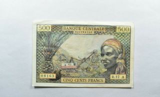 Craziem World Bank Note - 1963 - 72 Equitorial African States 500 Francs - M01