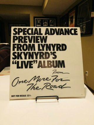 Lynyrd Skynyrd 1976 Special Advance Preview Promo One More From The Road Nm