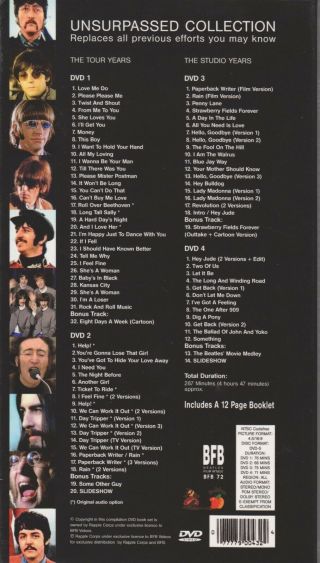 Beatles Unsurpassed Promos DVD John Lennon Paul McCartney Ringo Starr demo promo 2