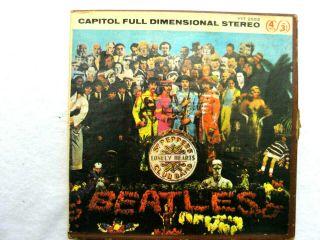 1967 The Beatles Sgt.  Peppers Lonely Hearts Club Band Stereo Reel To Reel Tape
