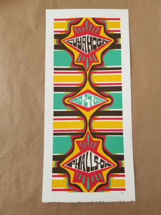 Phish Cuyahoga Falls 2012 Tripp Poster Print Silkscreen From The Show
