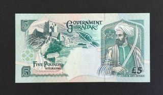 Gibraltar Banknote - 5 Pounds - 1995 - P.  25 - Scarce - UNC 2