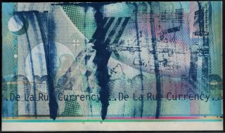 Test Note De La Rue Currency Netwon,  rare Error banknote Proof print 3