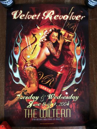 Velvet Revolver - The Wiltern - Concert Poster - 2004