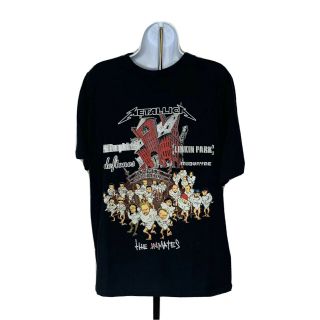 Retro 2003 The Inmates Summer Sanitarium Tour T - Shirt Metallica Limp Bizkit L