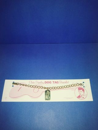 Elvis Presley Dog Tag Bracelet 1956 (old Stock)
