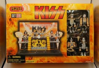 Kiss Alive Ii Action Figure 40 Piece Playset By Smiti 2002