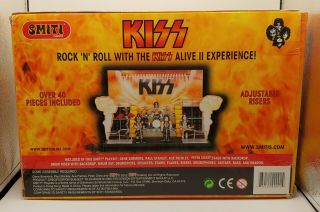 KISS Alive II Action Figure 40 Piece Playset by Smiti 2002 2