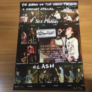 Clash & Sex Pistols Punk Poster Signed By Clinton Heylin & Photographer