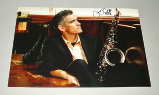 Curtis Stigers Signed 12x8 Photo Jazz Saxophone Autograph Music Memorabilia,