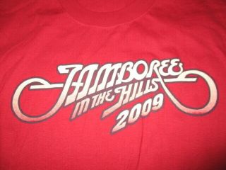 2009 Jamboree In The Hills Concert Tour (lg) Shirt Zac Brown Band Merle Haggard
